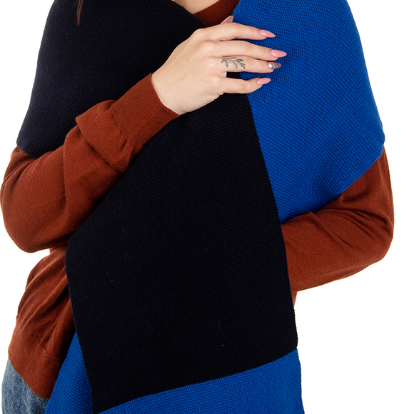 WOOL AND THE GANG MIDNIGHT BLUE SCARF | WOMENS - Picture 3 of 3